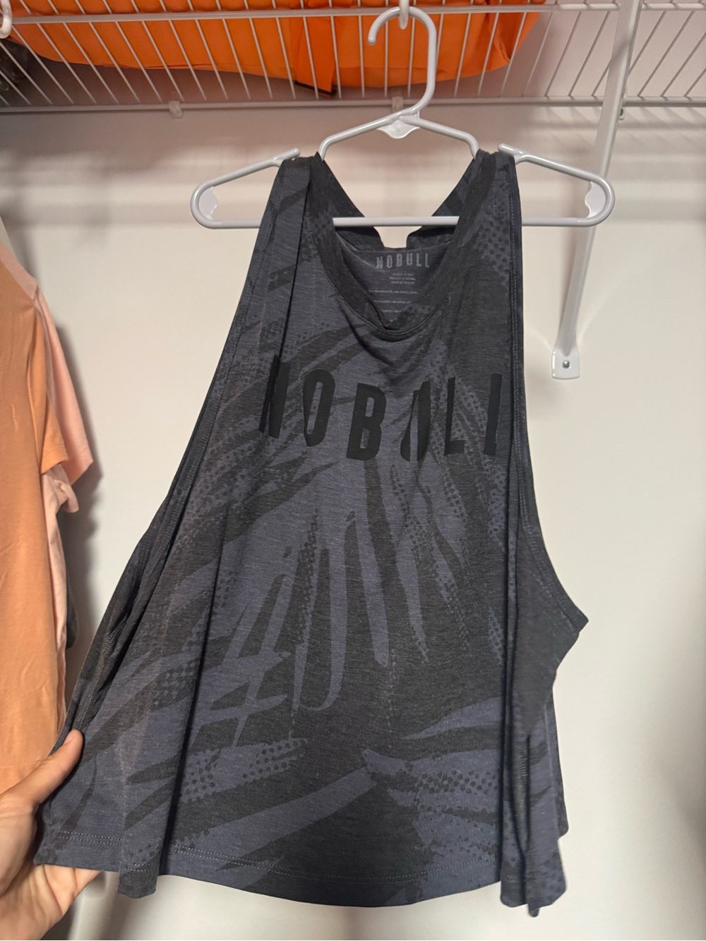NOBULL Charcoal Graphic Women's Training Tank
